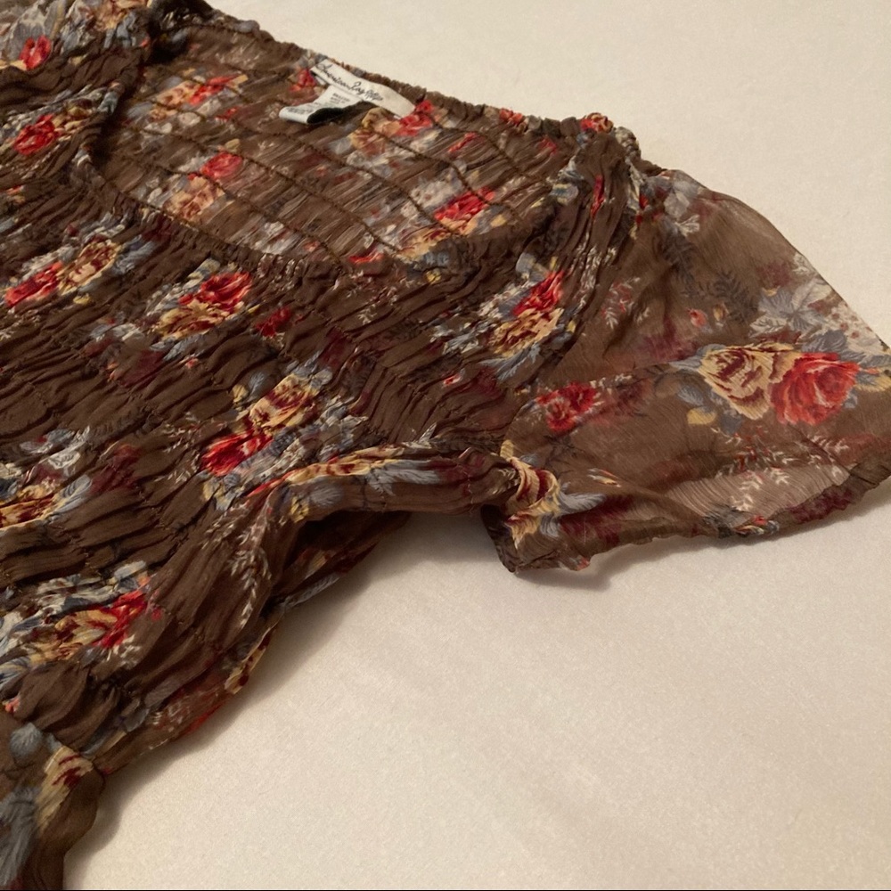 AMERICAN RAG Floral Ruffle Mini Dress - Picture 7 of 11